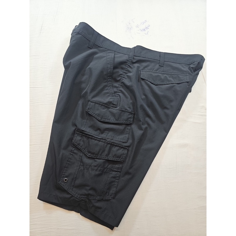 Iron Co. Mens Cargo Short Size 40 Black Lightweight Hiking